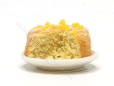 1/2 Scale Miniature Cut Lemon Drizzle Cake by Charlotte Willmott