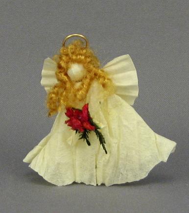 Paper Angel Ornament by Amy Robinson of of All Through the House