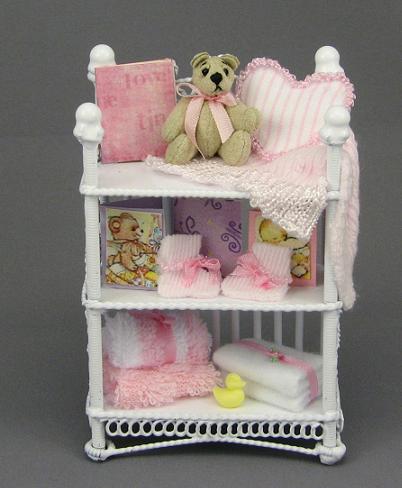 Cute Metal Teddy Bear Shelf by Janet