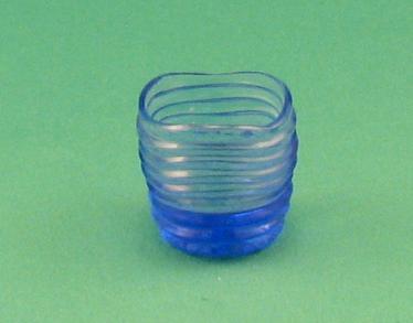 Blue Crystal Vase by Jim Irish