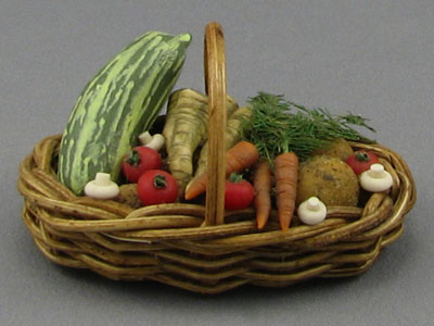 Basket with Vegetables