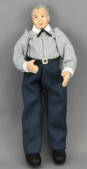 Man with Striped Shirt by Patsy Thomas