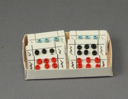 Buttons on a Card Box Set