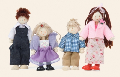 Wood and Rope Child Safe Dolls