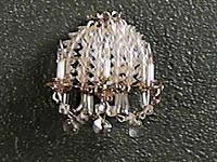 3 candle light crystal sconce