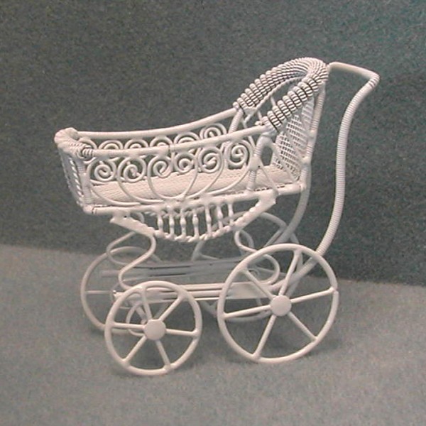 White Baby Buggy
