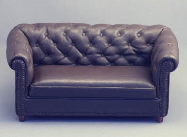 Leather Sofa by Judith Blondell