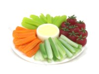 Miniature Vegetable Platter by Charlotte Willmott (image for) Miniature Vegetable Platter by Charlotte Willmott