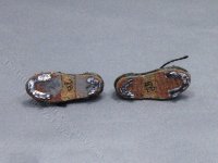 (image for) Miniature Leather Baseb Cleats by Judith Blondell for Dollhouses