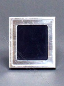 (image for) Miniature Square Silver Picture Frame for Dollhouses