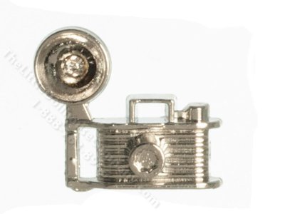 (image for) Miniature Silver Camera for Dollhouses