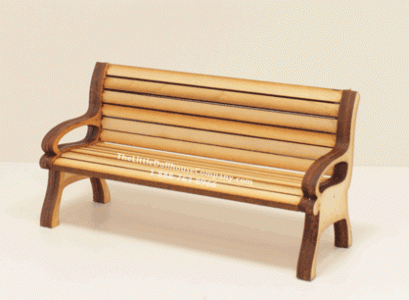 (image for) Miniature Bench Slats for Dollhouses