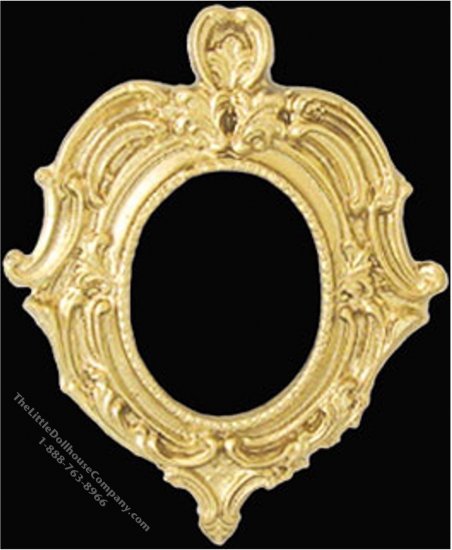 (image for) Dollhouse Scale Model Ornate Picture Frame