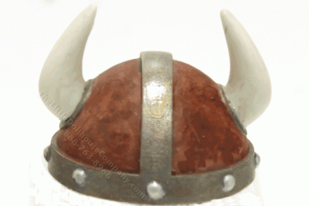 (image for) Miniature Horned Viking Helmet by Judith Blondell