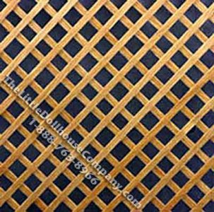 (image for) Light Coloured Lattice Panel for Dollhouse Scale Models