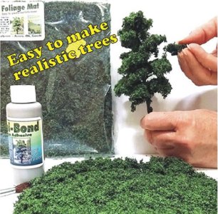 (image for) Miniature 7" x 8" Foliage Mat for Dollhouses