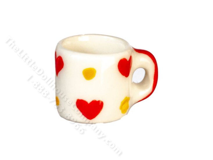 (image for) Miniature Hearts Mug for Dollhouses