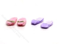 (image for) Miniature Slippers for Dollhouses