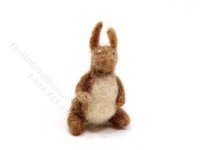 (image for) Miniature Felted Rabbit by Trace Goldfarb