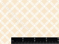 (image for) Yellow and White Lattice Miniature Wallpaper for Dollhouses