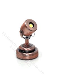 (image for) Miniature LED Copper Spot Light for Dollhouse