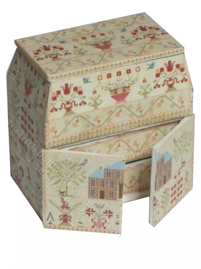 (image for) Miniature Wooden Sewing Casket Kit