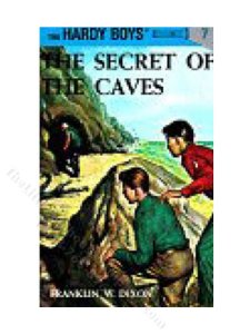 (image for) Miniature 'Secret of the Caves' Hardy Boys Novel for Dollhouses