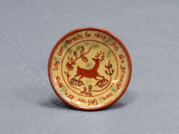 (image for) Miniature Medieval Germanic Style Plate by Jane Graber