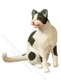 (image for) Miniature Black and White Spotted Cat