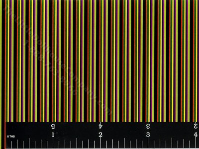 (image for) 70s Stripe Pattern Miniature Wallpaper for Dollhouses