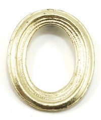 (image for) Miniature Oval Gold Frame