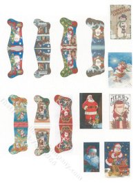 (image for) Miniature Christmas Stocking and Banners DIY Kit