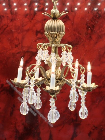 (image for) Miniature Tuscany Chandelier in a Bronze Finish