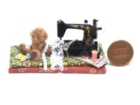 (image for) Miniature Sewing Teddy Bear by Sue Wilkes