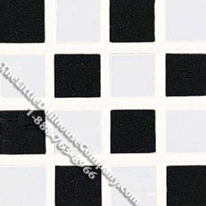 (image for) Dollhouse Scale Black & White Square Vinyl Floor(Discontinued)