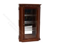 (image for) Miniature Walnut Curio Cabinet