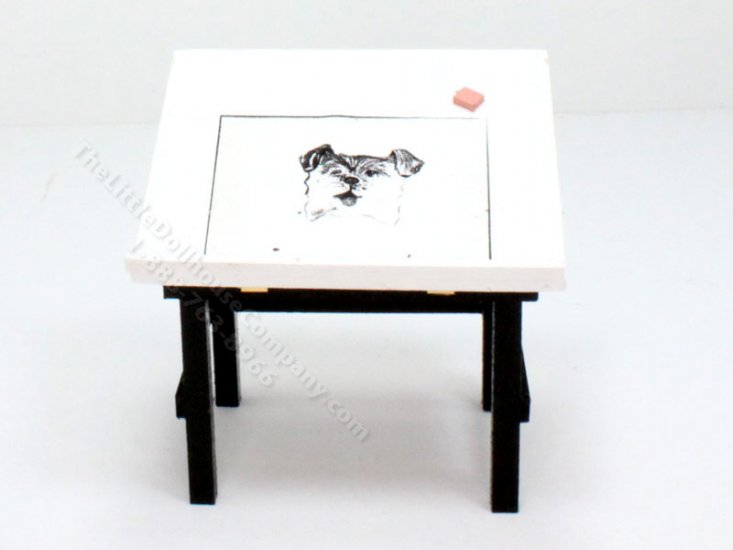 (image for) Miniature Hinged Artist Drawing Table