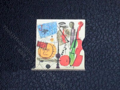 (image for) Miniature "Jazz Band Sound" Vinyl Record Sleeve for Dollhouses