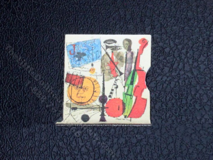(image for) Miniature "Jazz Band Sound" Vinyl Record Sleeve for Dollhouses