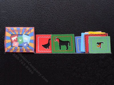 (image for) Miniature Animal Stencils for Dollhouses
