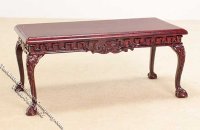 (image for) Miniature Mahogany Coffee Table for Dollhouses