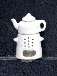 (image for) Miniature Teapot and Warmer for Dollhouses