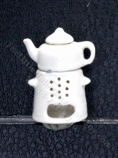 (image for) Miniature Teapot and Warmer for Dollhouses