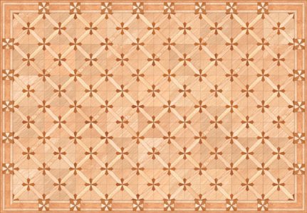 (image for) Dollhouse 1/2 Scale Model Parquet