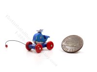 (image for) Miniature Little Whale Pull Toy by Keenderson for Dollhouses