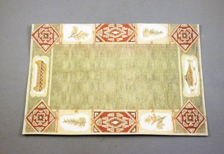 (image for) Dollhouse Scale Model Wild Life II Carpet