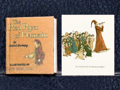 (image for) Miniature Book: 'The Pied Piper of Hamlin'