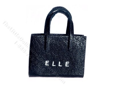 (image for) Miniature Black Purse for Dollhouses