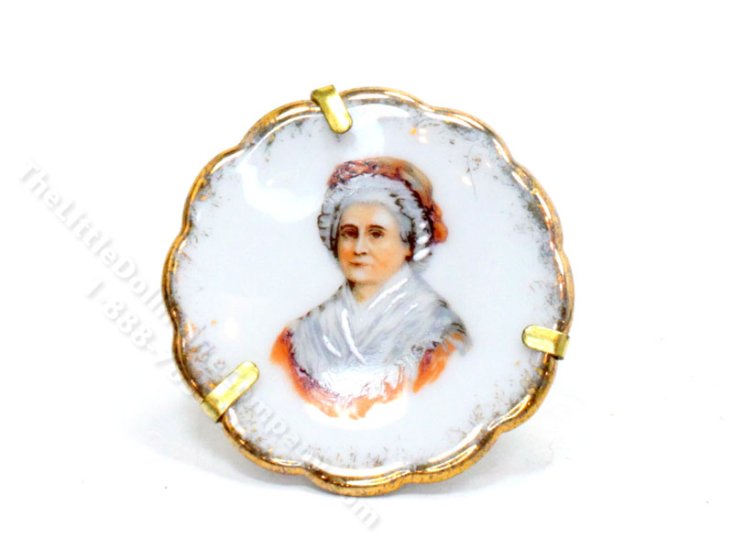 (image for) Miniature Martha Washinton Porcelain Plate