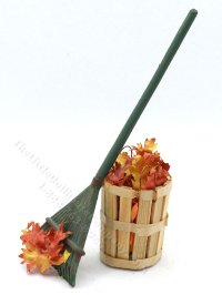 (image for) Miniature Rake and Leaf Basket